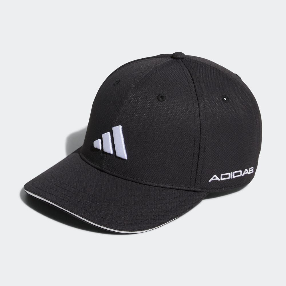 ★アディダス ゴルフ ADIDAS GOLF 新品 メンズ ツアースタイル サイドロゴ キャップ 帽子 CAP ぼうし 黒 57-60cm [HS4431-5760]七 ★QWERの画像1