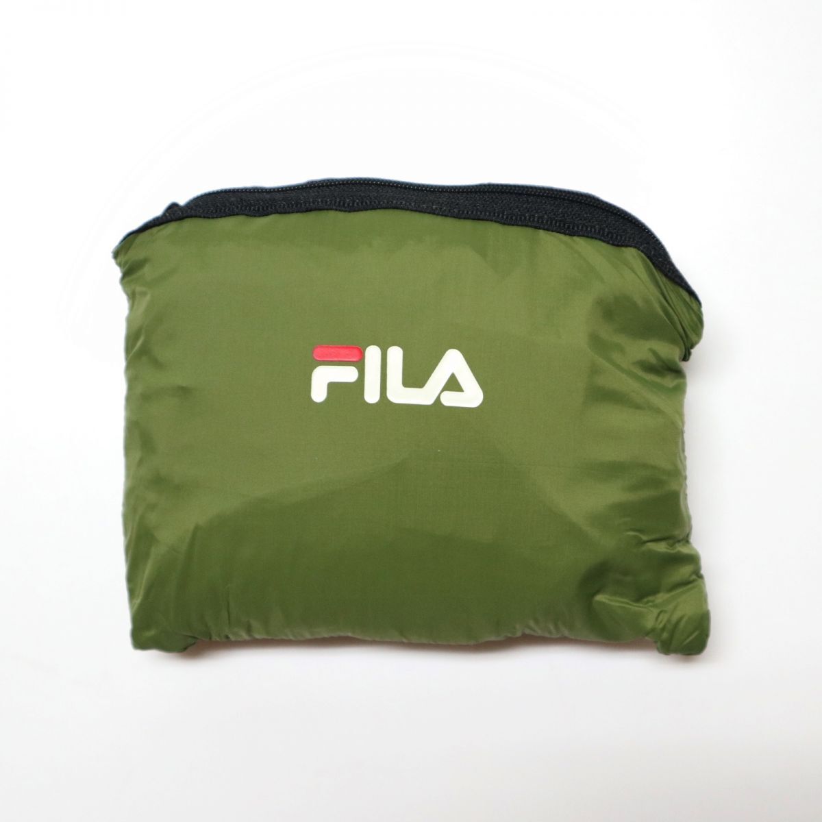 ★フィラ FILA 新品 メンズ 軽量 撥水 持ち運び簡単！ ポケッタブル ジップ パーカー ジャケット Mサイズ [419919-GRN-M] 一 二 壱★QWER_画像5