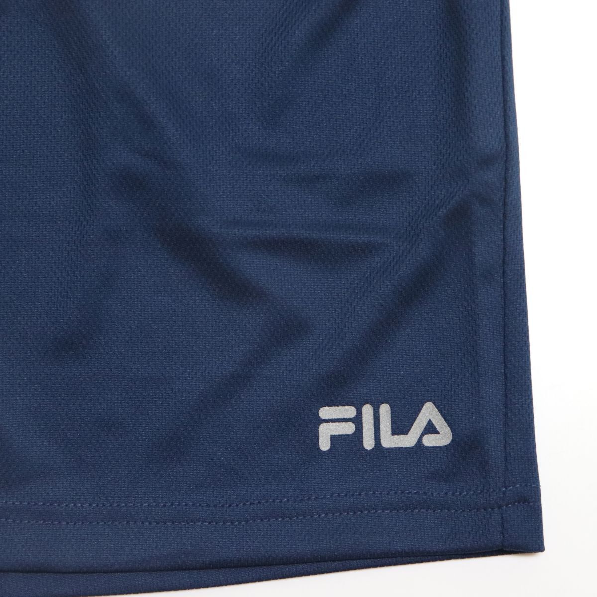 ●送料390円可能商品 フィラ FILA 新品 メンズ 吸水速乾 COOL 冷感 UVカット ハーフパンツ 紺 Mサイズ [412362-NV-M] 一 四 壱★QWER_画像2