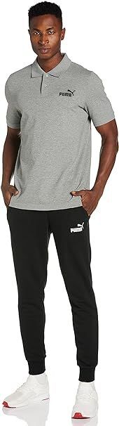 * Puma PUMA новый товар мужской простой тренировка ESSpike рубашка-поло рубашка-поло с коротким рукавом пепел 2XL [586674031N-XXL] US три 0 *QWER