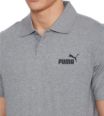 * стоимость доставки 390 иен возможность товар Puma PUMA новый товар мужской casual ESS джерси - рубашка-поло с коротким рукавом пепел [586676031N-2XL] US три 0 *QWER QQAA-48