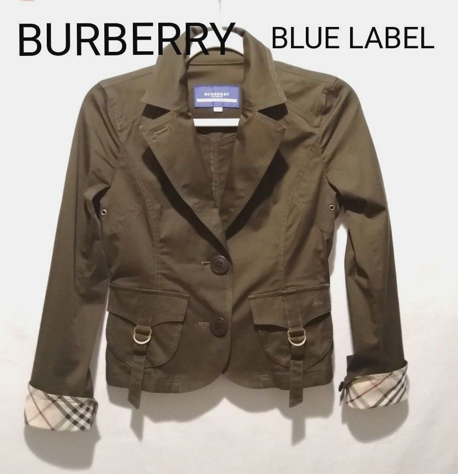 美品】BURBERRY BLUE LABEL バーバリー ブルーレーベル テーラード