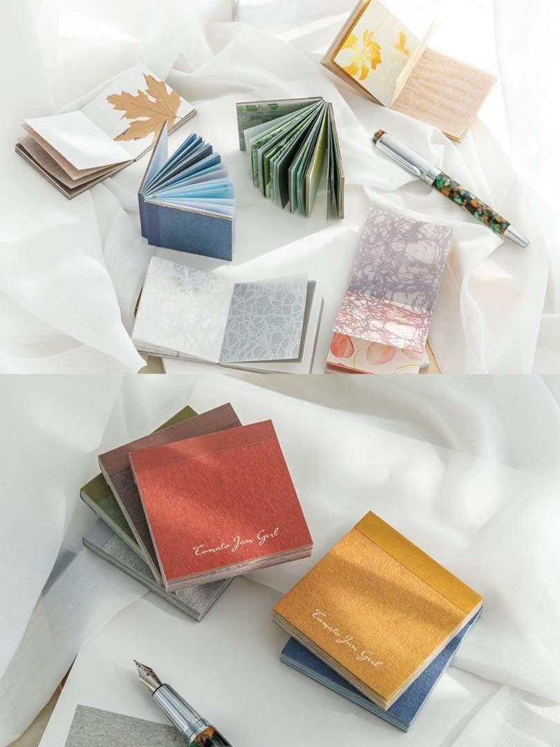 静かなる素材本　素材紙　コラージュ　紙もの　デザインペーパー　メモパッド　メモ帳