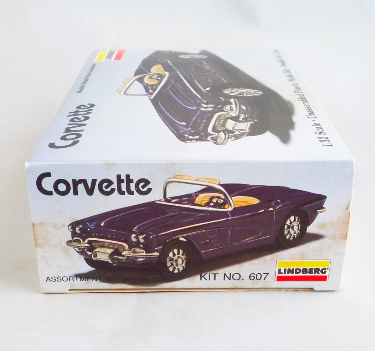 ▲▽【定形外OK】訳有!リンドバーグ 1/32 Corvette コルベット KIT No.607~切取手付有!!改造/部品取に~ジャンク品【同梱可】[GC22A12]△▼の画像3