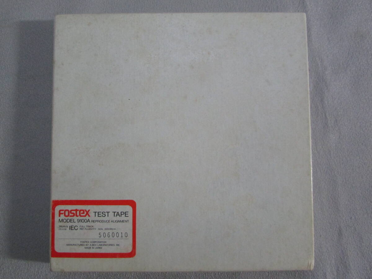 FOSTEX フオステクス　オ－プンリ－ル テストテ－プ MODEL 9100A（ レベル、周波数特性調整、点検用）中古長期保管品 × 1_画像2