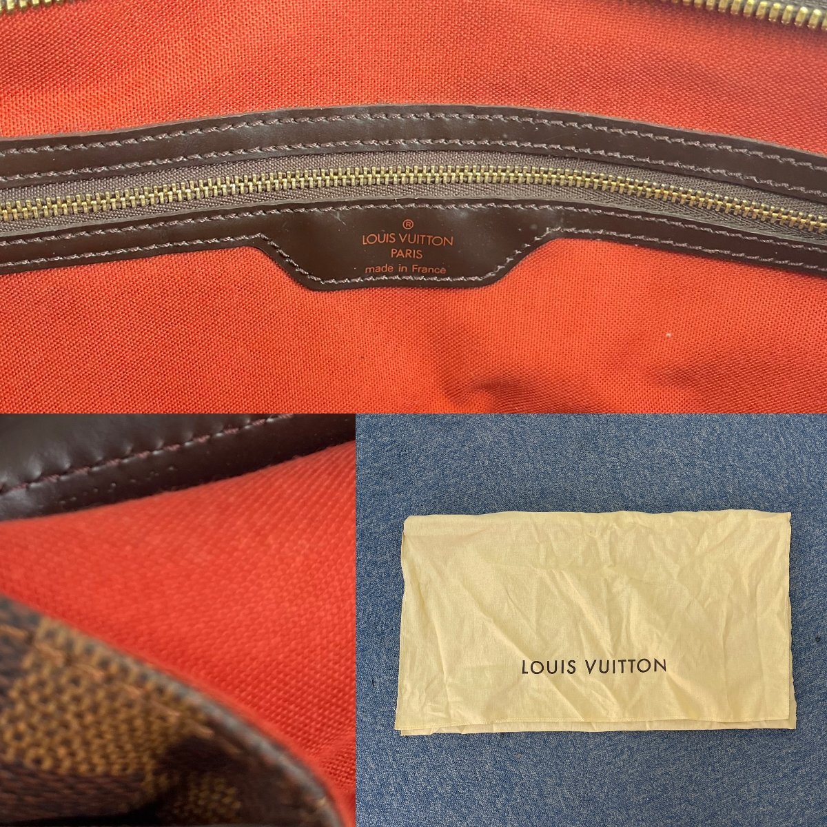 ST0604-48I　ゆうパック着払い　LOUIS VUITTON　ダミエ　チェルシー　トートバッグ　ショルダーバッグ　N51119/TH1010　ルイ・ヴィトン_画像9