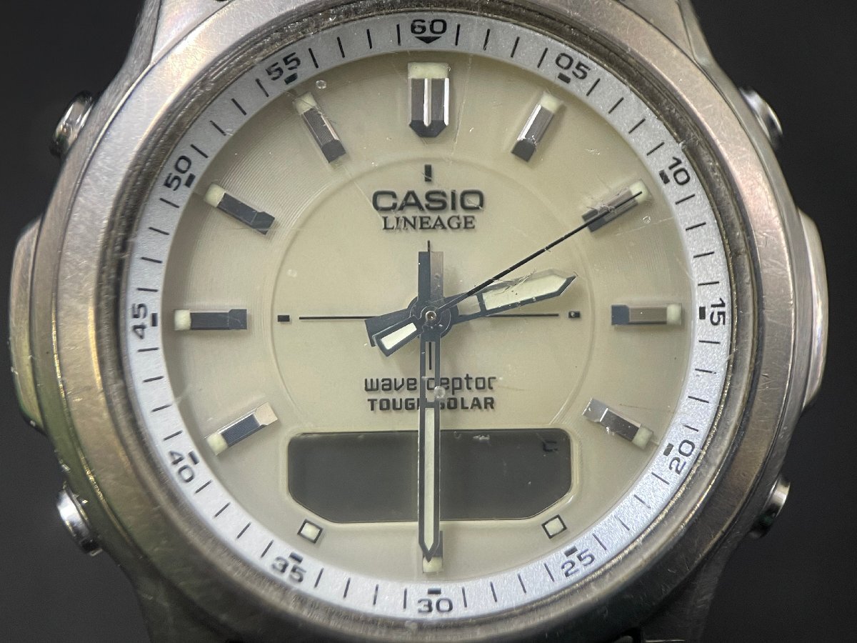 MI0603-98I　CASIO　LINEAGE　wave ceptor　TOUGE SOLAR　LCW-100T　腕時計　カシオ　リニエージ　ウェーブセプター　タフソーラー_画像2