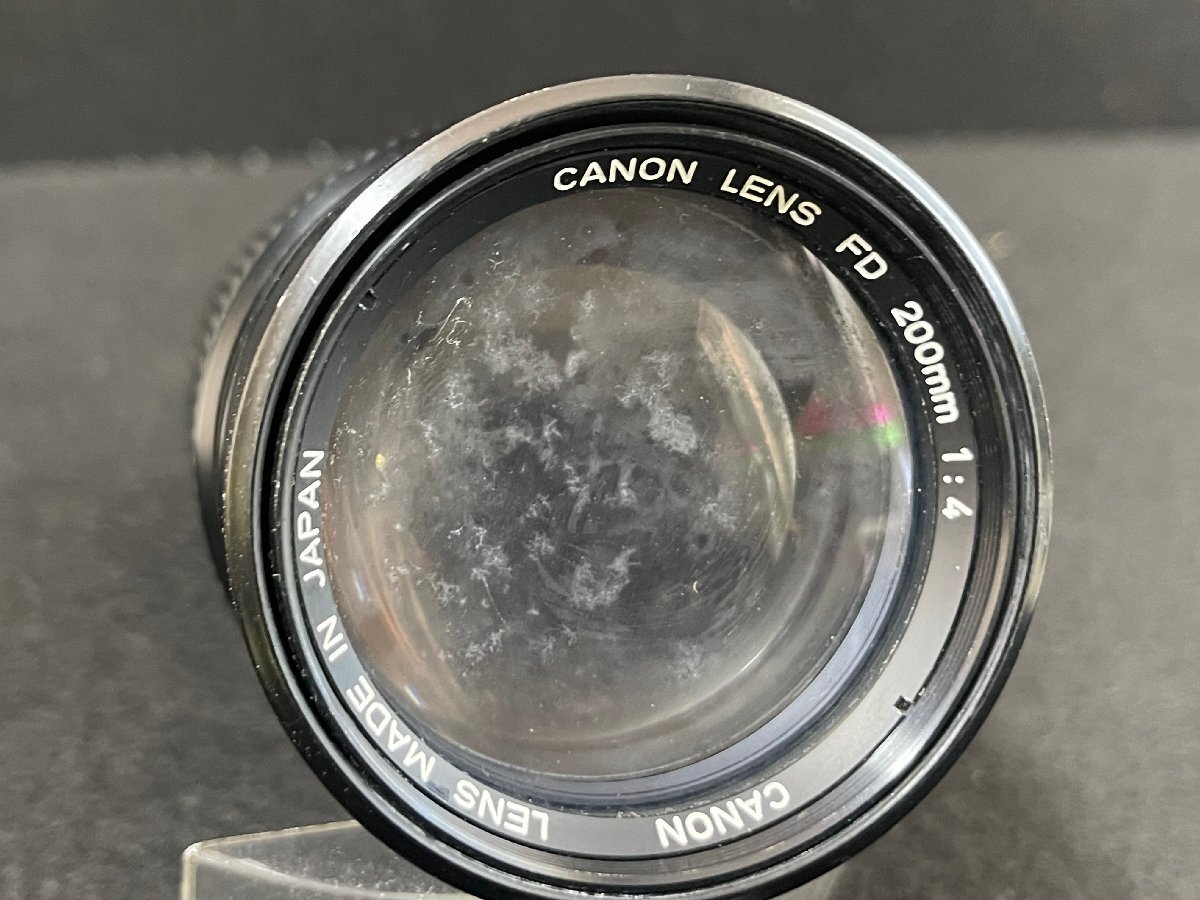 KY0604-5I　ゆうパック着払い　Canon　FTb　QL　200mm　1:4　一眼レフカメラ　キャノン　フィルムカメラ　光学機器　_画像9