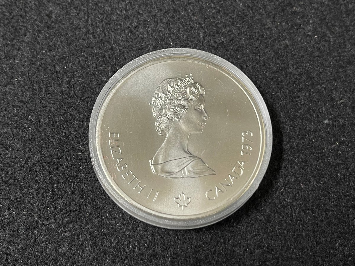 KK0604-1I カナダモントリオールオリンピック 記念コイン 1973年 10ドル×2枚 5ドル×2枚 4枚セット 硬貨 ケース付きの画像7