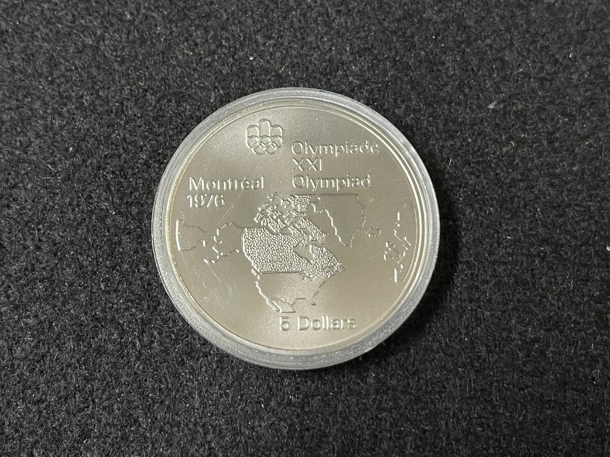 KK0604-1I カナダモントリオールオリンピック 記念コイン 1973年 10ドル×2枚 5ドル×2枚 4枚セット 硬貨 ケース付きの画像4