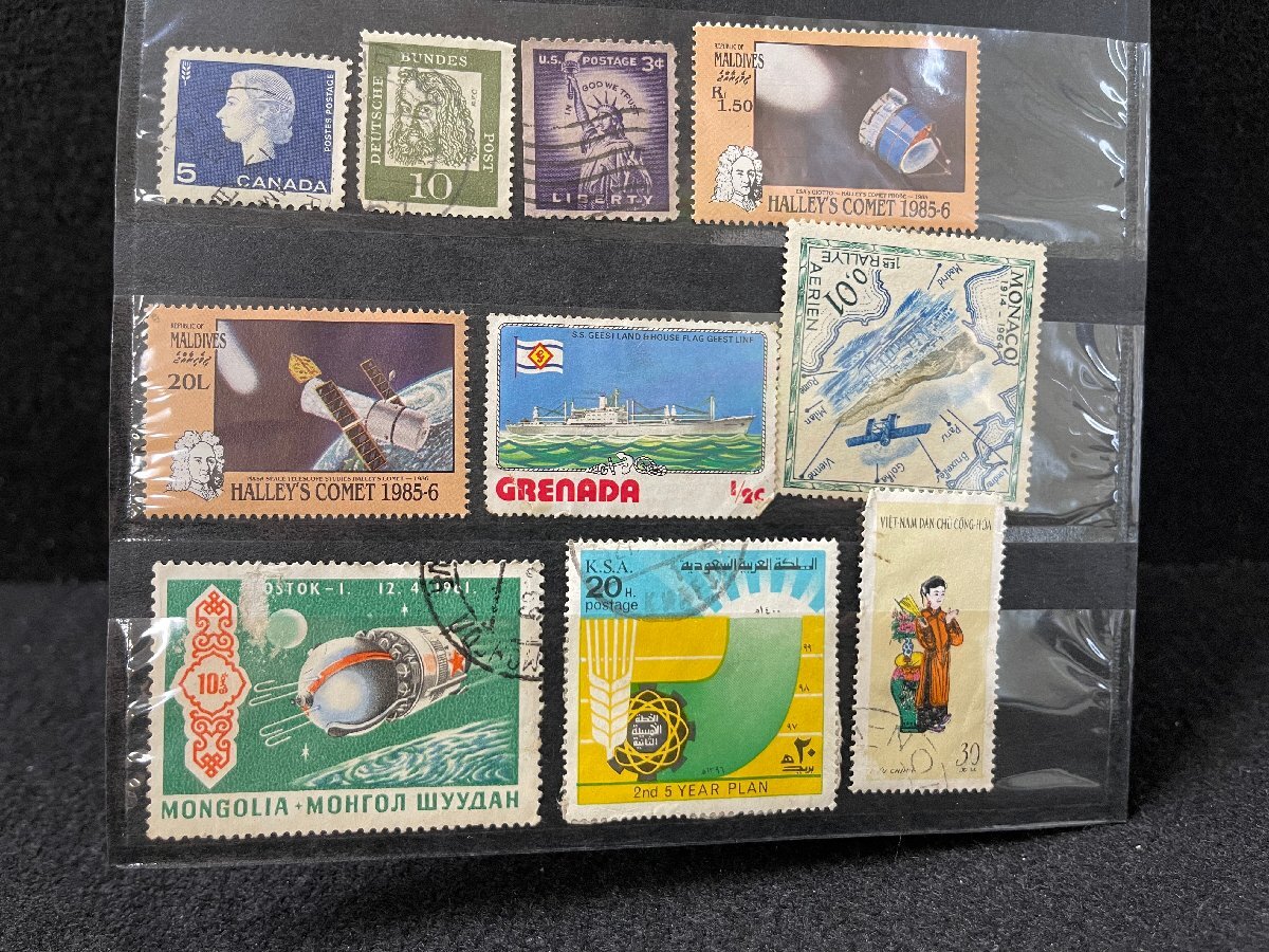 ST0604-49I コンビニ決済のみ 外国切手 色々 まとめて オーストラリア/ニュージーランド/アメリカ等 印付き含む 海外切手の画像7