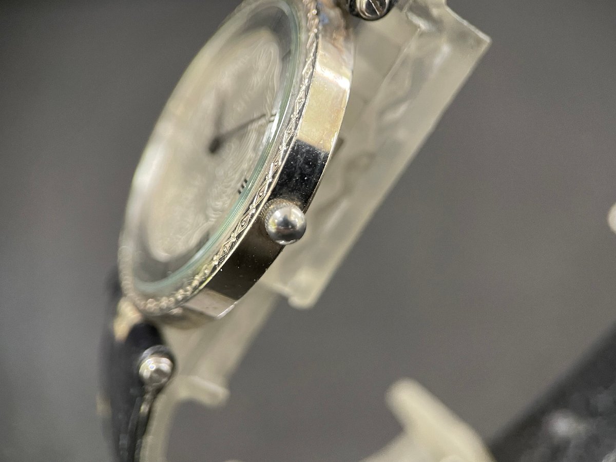 MI0604-71I　小型50銭銀貨　シルバー　腕時計　925刻印あり　クォーツ　メンズ腕時計　男性向け　