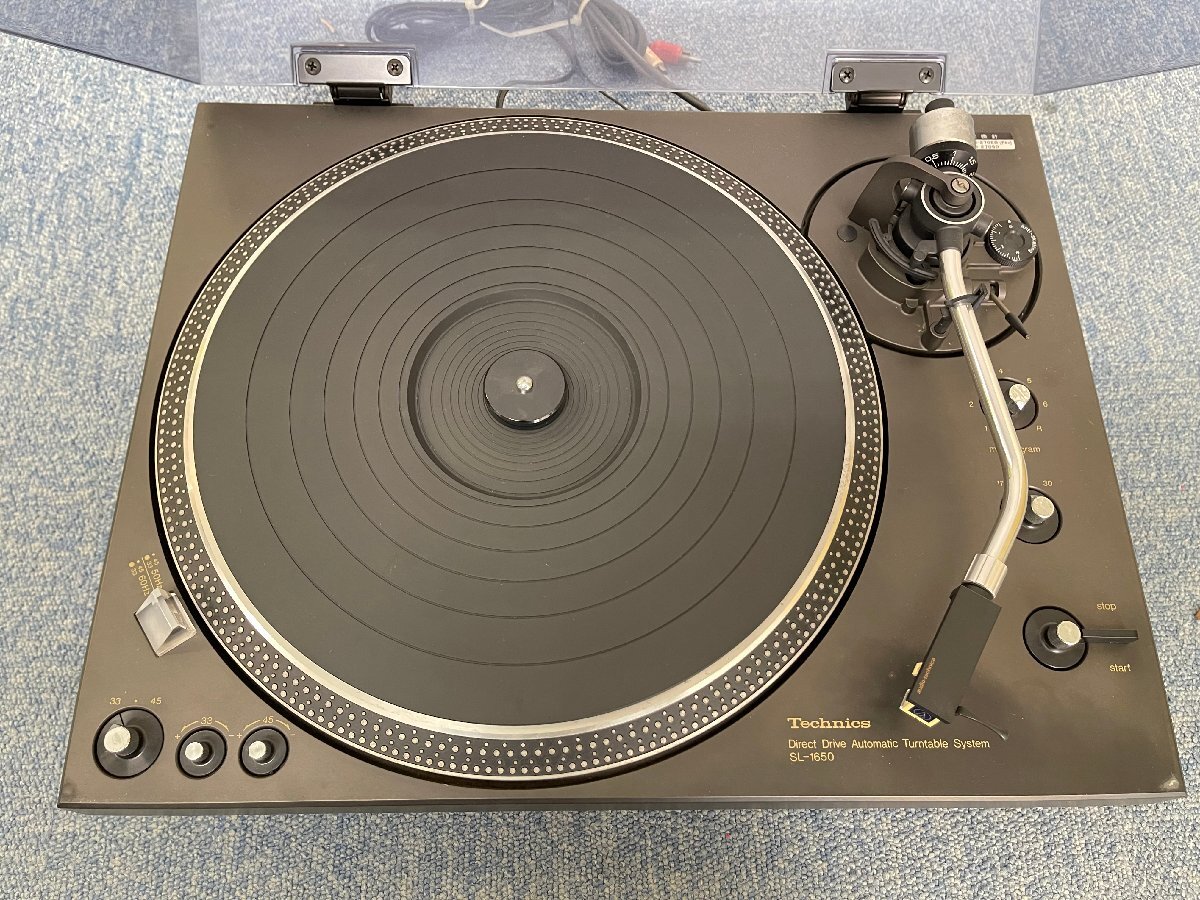 KF0604-33I ゆうパック着払い Technics SL-1650 ターンテーブル レコードプレーヤー 音響機器 テクニクスの画像2