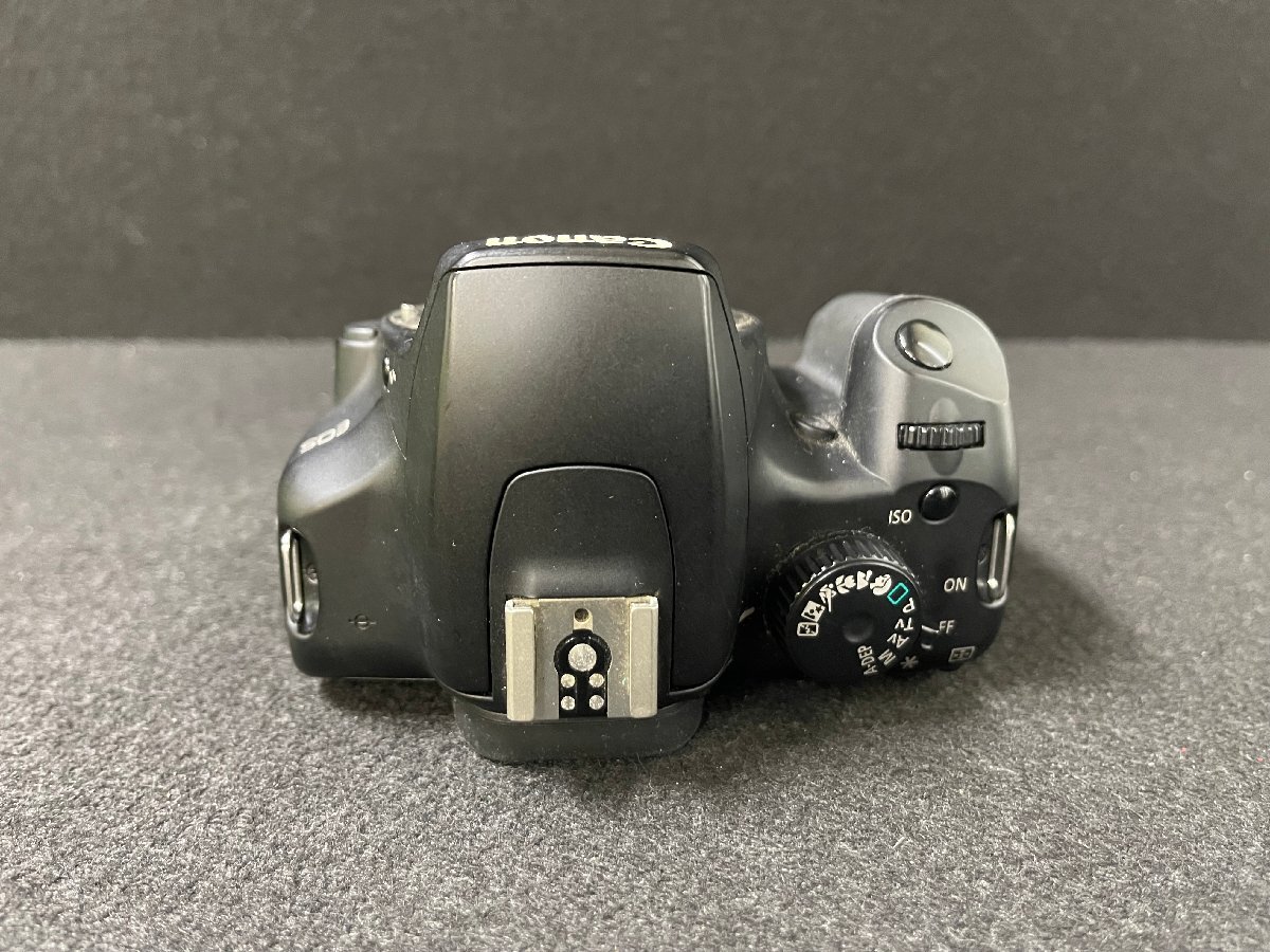 SN0604-57I ゆうパック着払い Canon EOS Kiss F 18-55mm 1:3.5-5.6/55-250mm 1:4-5.6/75-300mm 1:4-5.6 レンズ3本付き 一眼レフカメラ