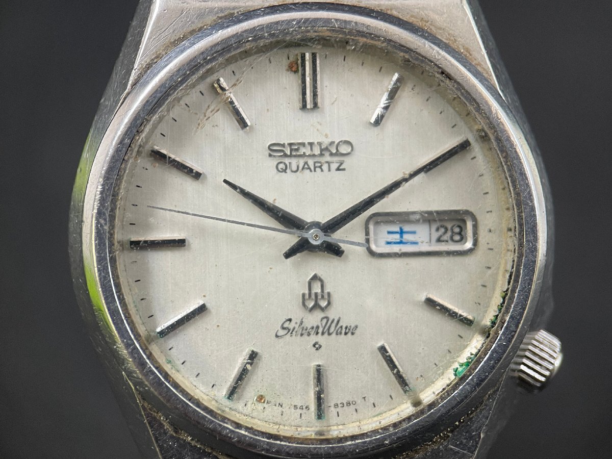 KK0604-30I SEIKO QUARTZ Silver Wave 7546-8340 腕時計 セイコー クォーツ シルバーウェーブ メンズ腕時計 男性向けの画像2