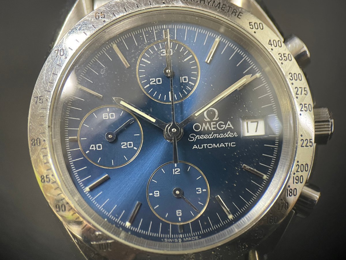 KY0604-55I　OMEGA　Ω　Speedmaster　AUTOMATIC　腕時計　オメガ　スピードマスター　自動巻き　メンズ腕時計　男性向け