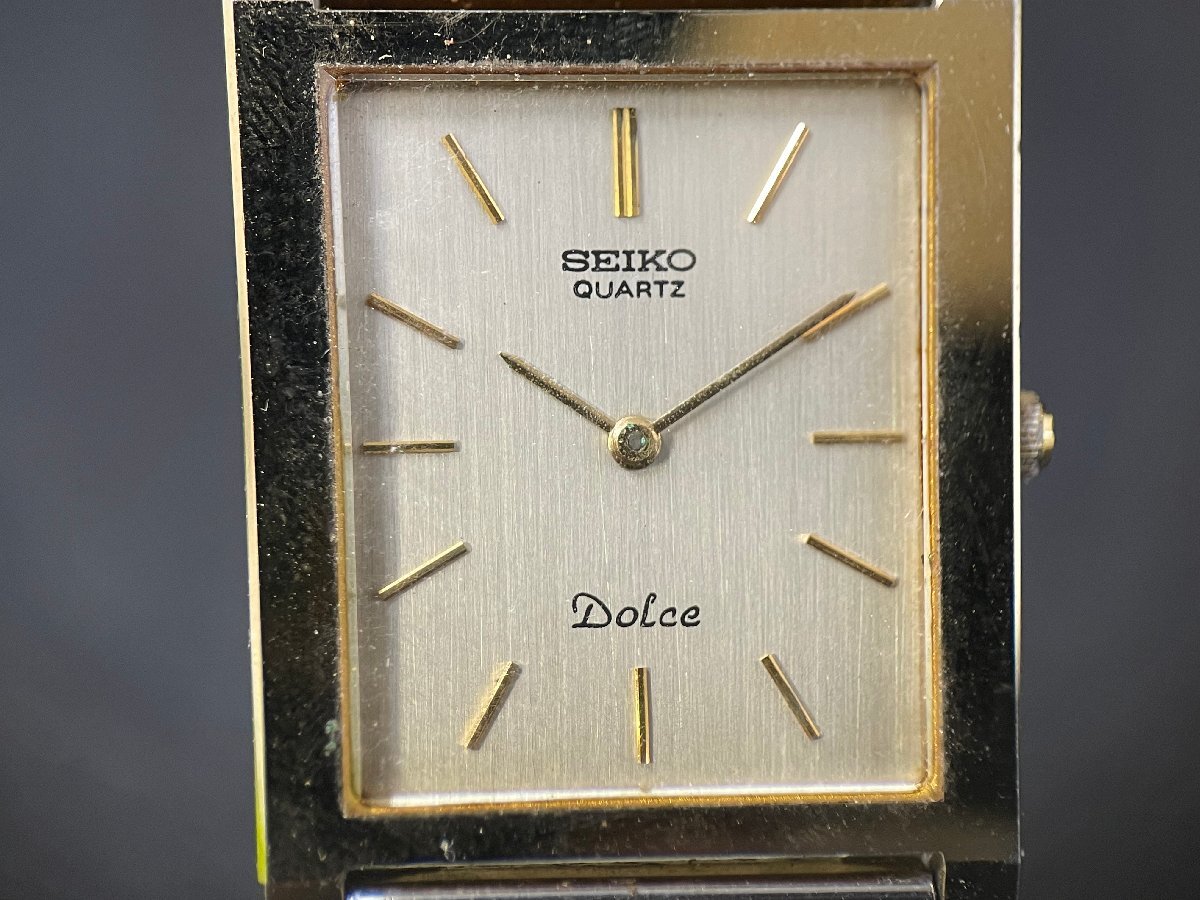 KF0604-70I SEIKO Dolce QUARTZ 6020-5290 wristwatch Seiko Dolce quartz men's wristwatch man oriented 