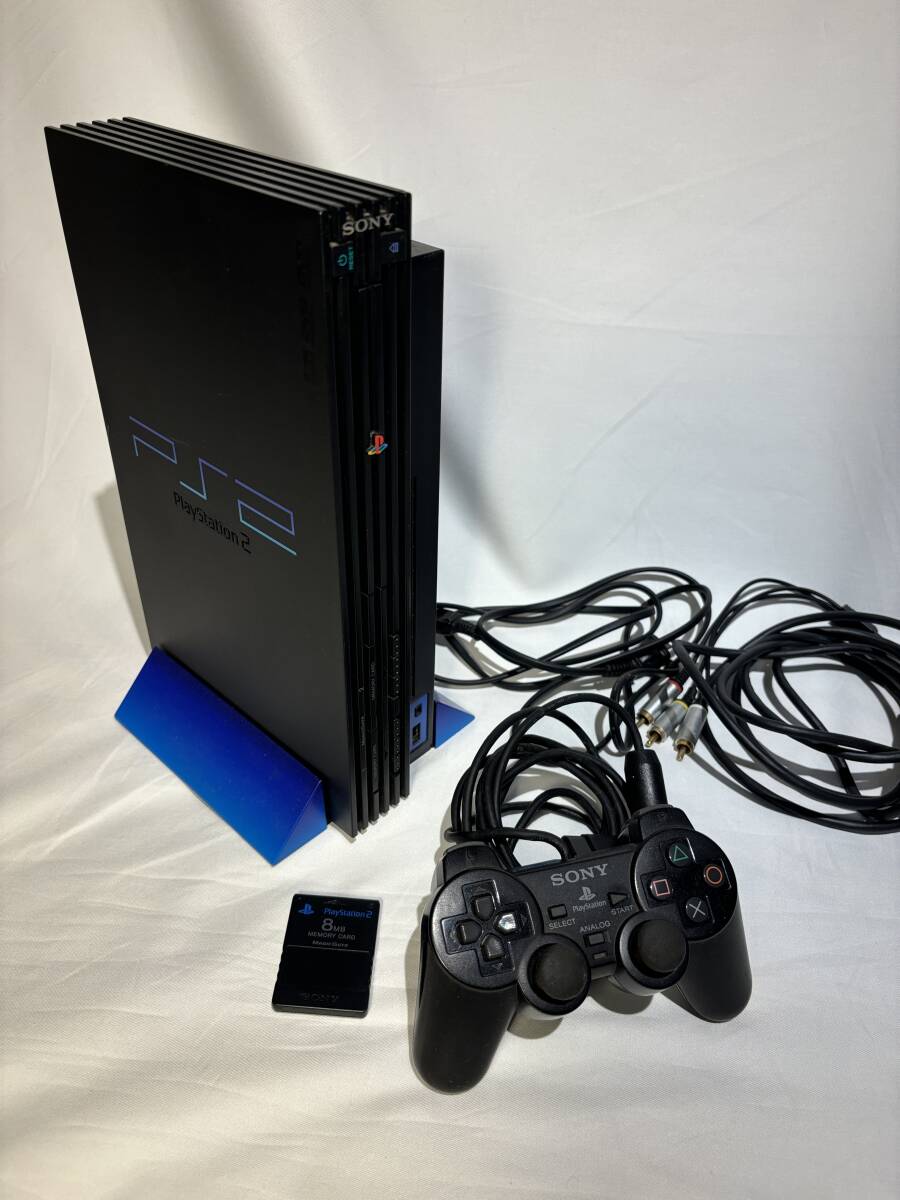  beautiful goods *PS2 body [ operation verification ending ]SONY PlayStation2 SCPH-10000* lengthway . stand * power cord *AV cable * memory * controller attaching 