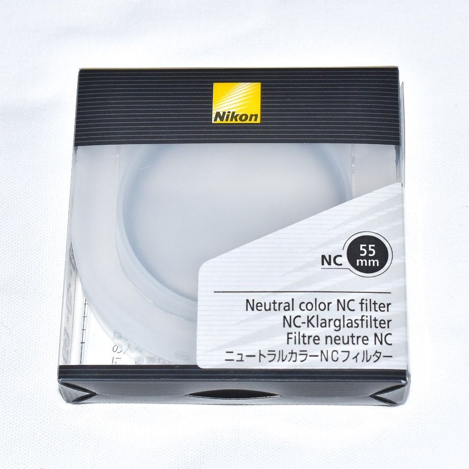 Nikon ニュートラルカラーNC 55mm ほぼ新品同様 ニコン純正 保護フィルター レンズプロテクター レンズ保護 無色透明