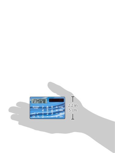 シャープ 電卓 EL-878S-X カード・クレジットカードタイプ_画像4