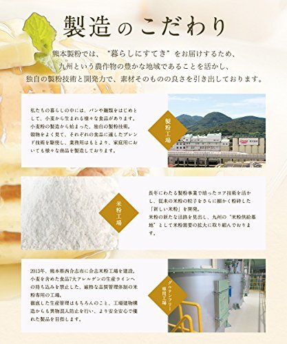 熊本製粉 パン用米粉 ミズホチカラ 2kg グルテンフリー 国産 米粉パン 米粉 パン用 ホームベーカリー オーブンの画像7