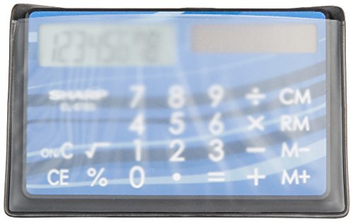 シャープ 電卓 EL-878S-X カード・クレジットカードタイプ_画像3