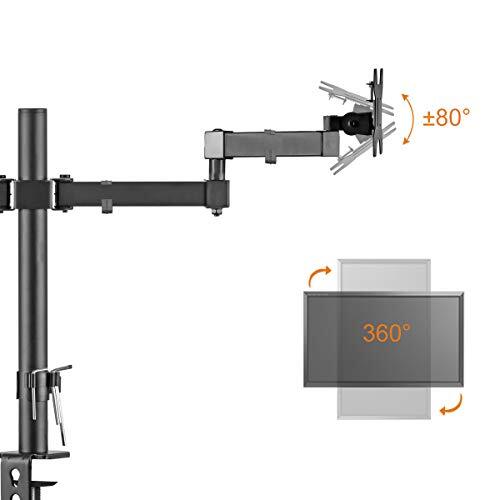 Bracwiser монитор arm монитор подставка дисплей arm 2 экран зажим тип 13-27 дюймовый соответствует горизонтальный много .. выдерживаемая нагрузка 10kg(