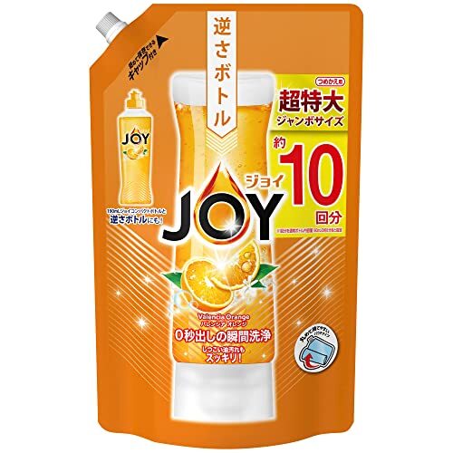 ジョイ コンパクト 食器用洗剤 バレンシアオレンジの香り 詰め替え 大容量 1445mL オレンジ_画像1