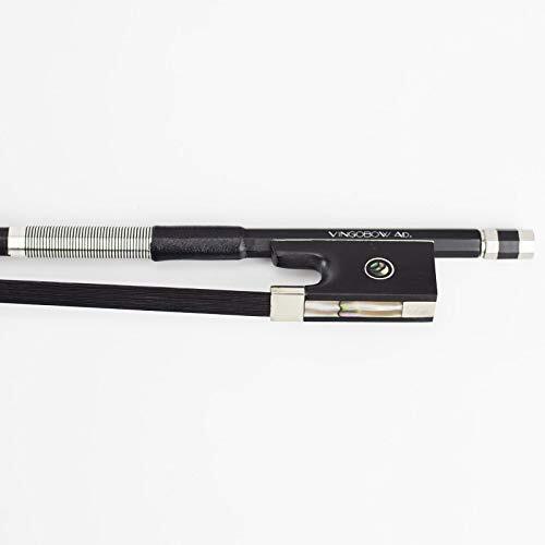 VINGOBOWカーボンファイバー・バイオリン弓Carbon Fiber Violin Bow 4/4サイズ 天然の黒い馬毛で明るい音確かな品質_画像5