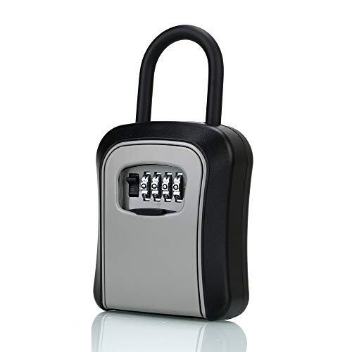  large . number box security key box ornament key storage 4 column dial type crime prevention anti-theft 
