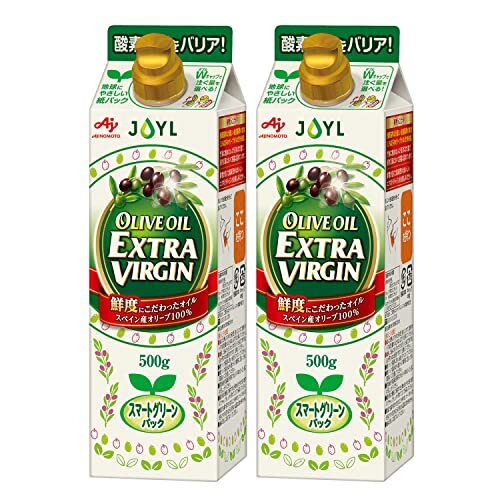 JOYL olive oil extra bar Gin ( olive oil 100% discard ... paper container ) Ajinomoto J-o ilmi ruz paper pack 500g