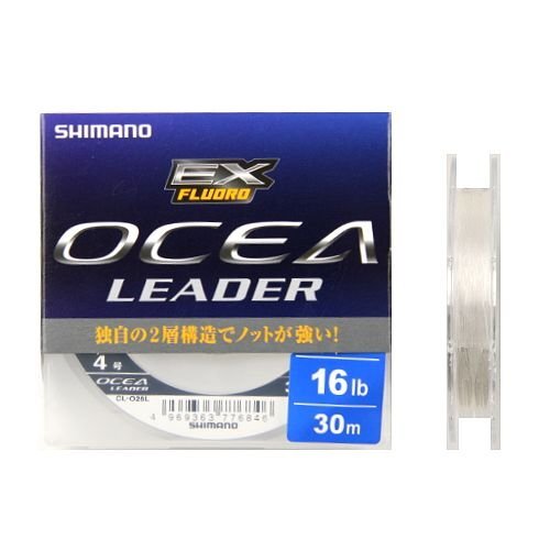 シマノ(SHIMANO) ショックリーダー オシア EX フロロカーボン 30m 4号 16lb クリア CL-O26L 釣り糸_画像2