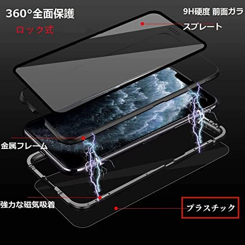 Xperia 5 IV case both sides case strengthen glass lens protection attaching clear [SO-54C / SOG09] smartphone case glass case a