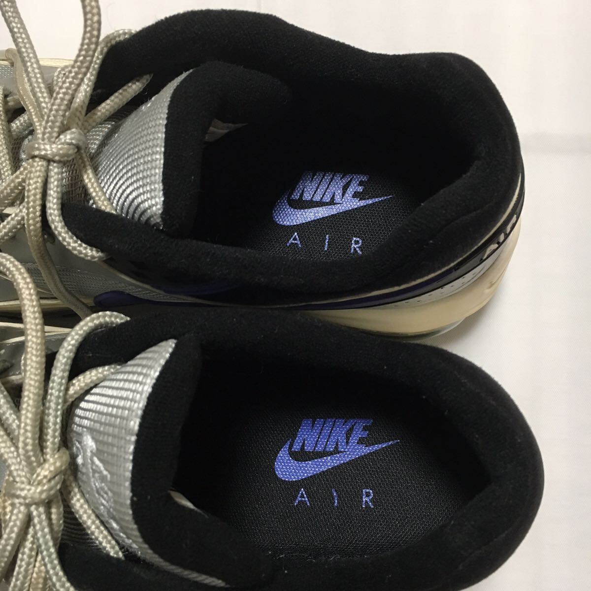 NIKE AIR MAX 97 25.5cm スニーカー シルバー ブラック パープル ナイキ エアマックス シューズ 靴 1円スタート_画像8