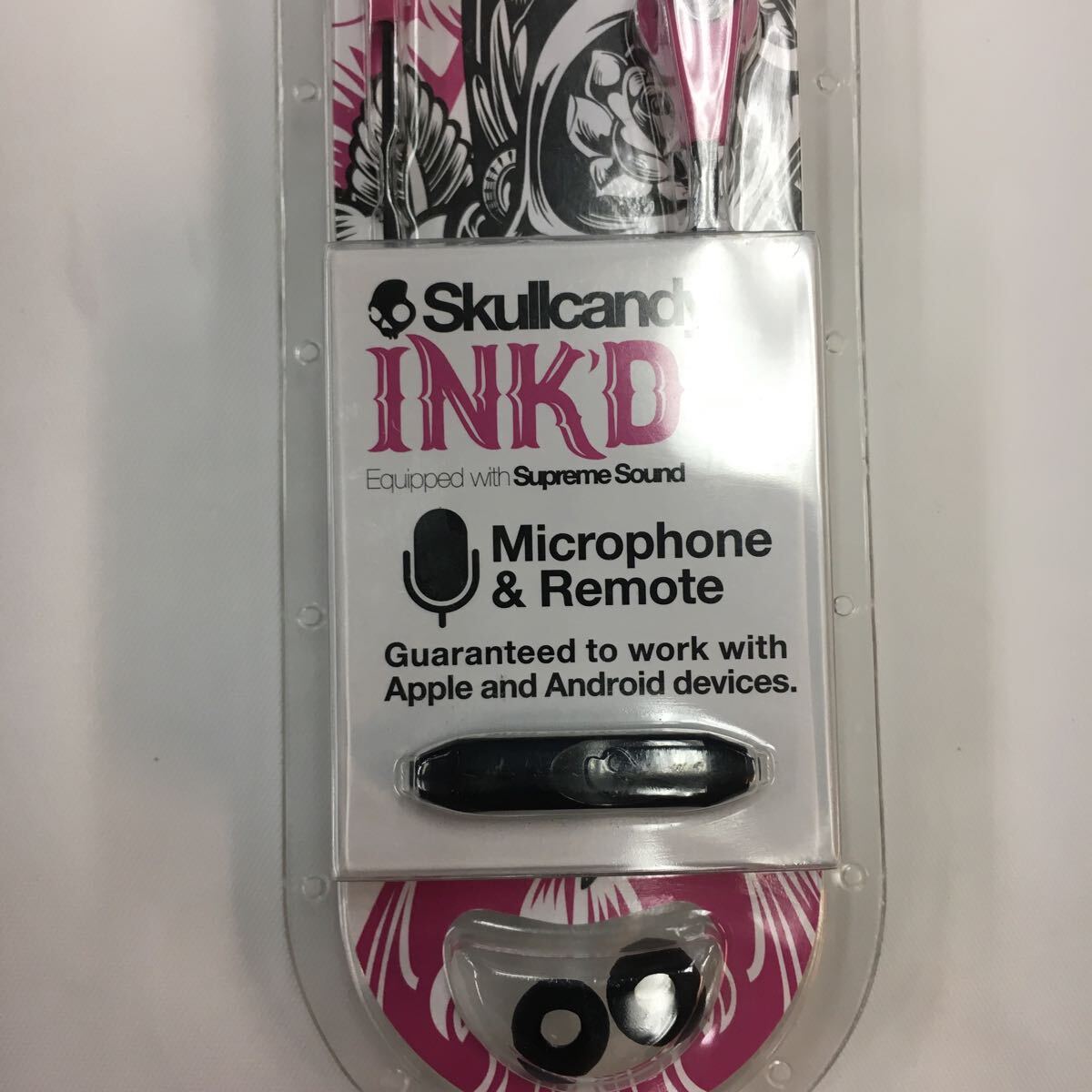 新品未使用 未開封 Skull candy INK'D カナル型 イヤホン ピンク S2IKDY-133 イヤフォン_画像2