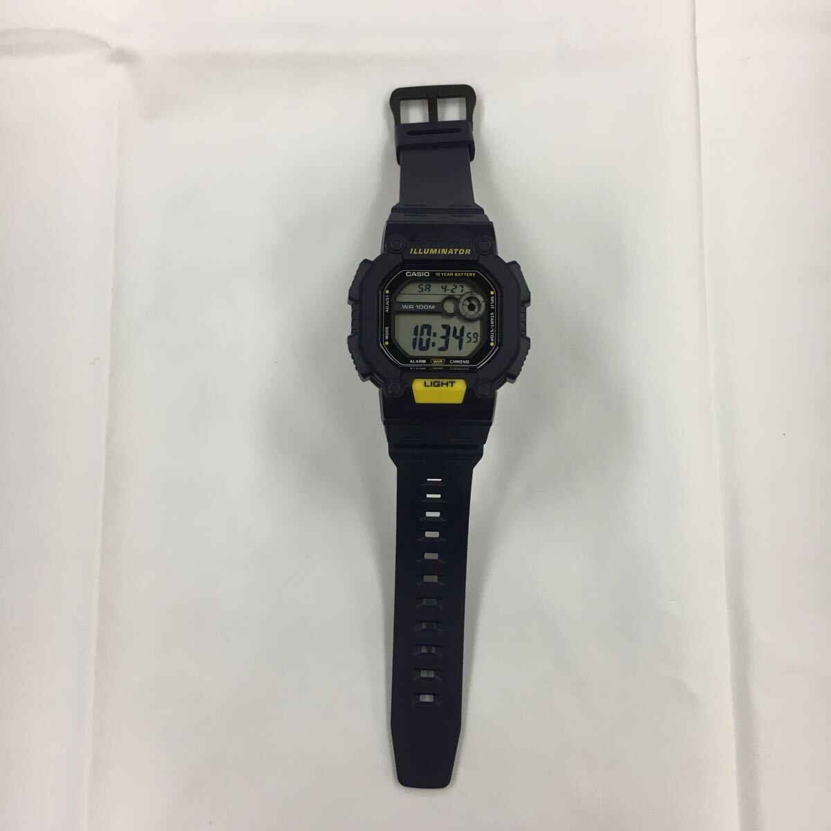 新品未使用 電池交換済 CASIO カシオ メンズ 腕時計 クォーツ デジタル 日付け 曜日 3488 W-737Hの画像1