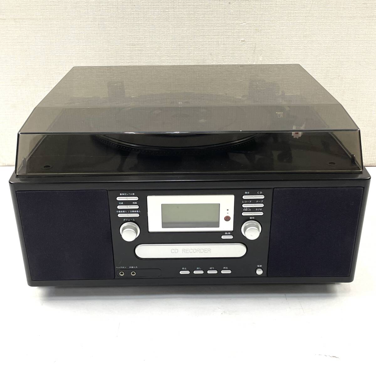 とうしょう W・CDマルチプレーヤー TS-6885 リモコン/交換針/説明書付き CD レコード カセットテープ【現状販売品】24D 北2_画像2