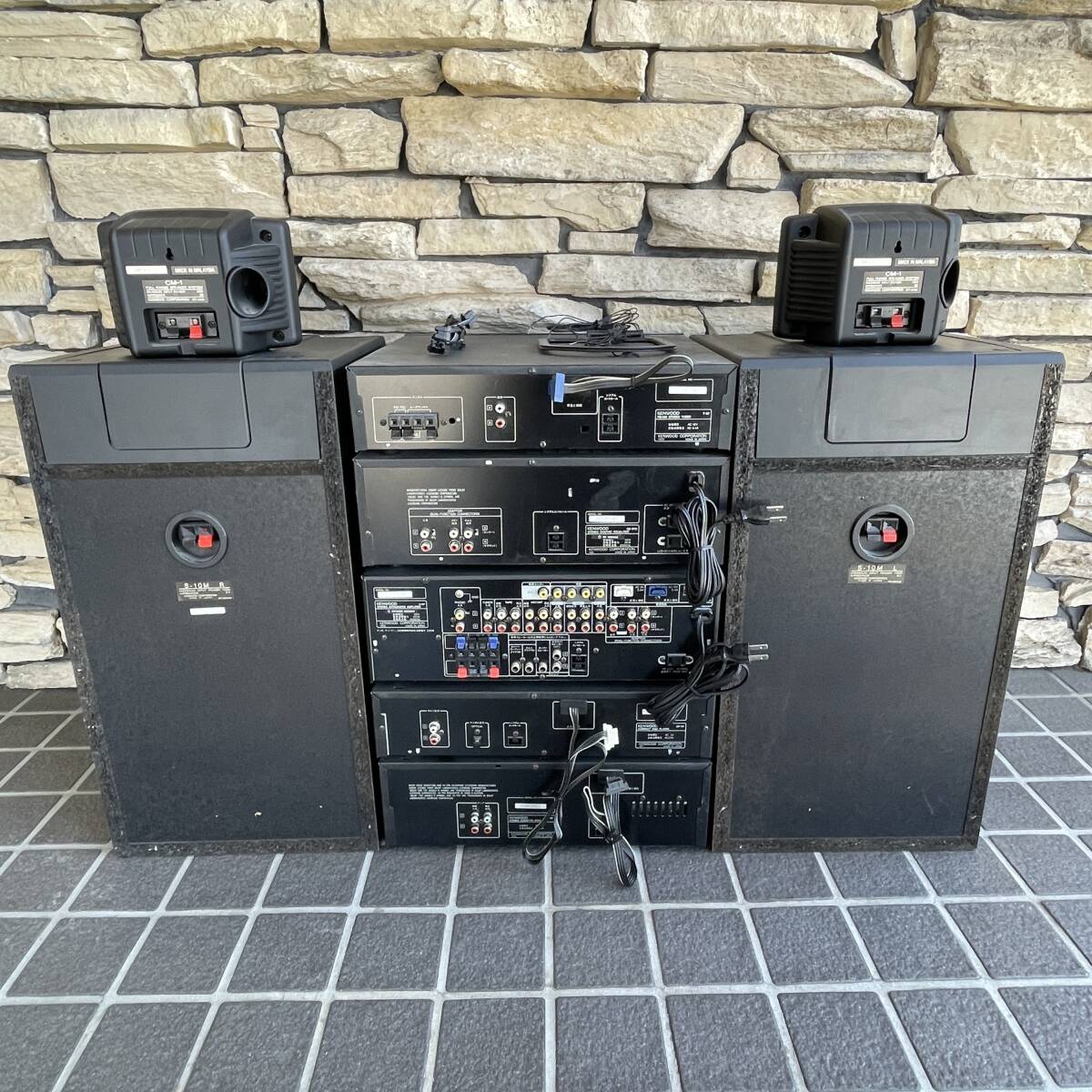  Sapporo departure KENWOOD system player CM-1/S-10M/T-97/GE-970/A-97/DP-97/X-87 Kenwood [ present condition sale goods ]24D north TO3