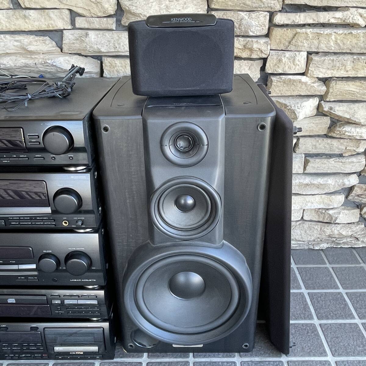  Sapporo departure KENWOOD system player CM-1/S-10M/T-97/GE-970/A-97/DP-97/X-87 Kenwood [ present condition sale goods ]24D north TO3