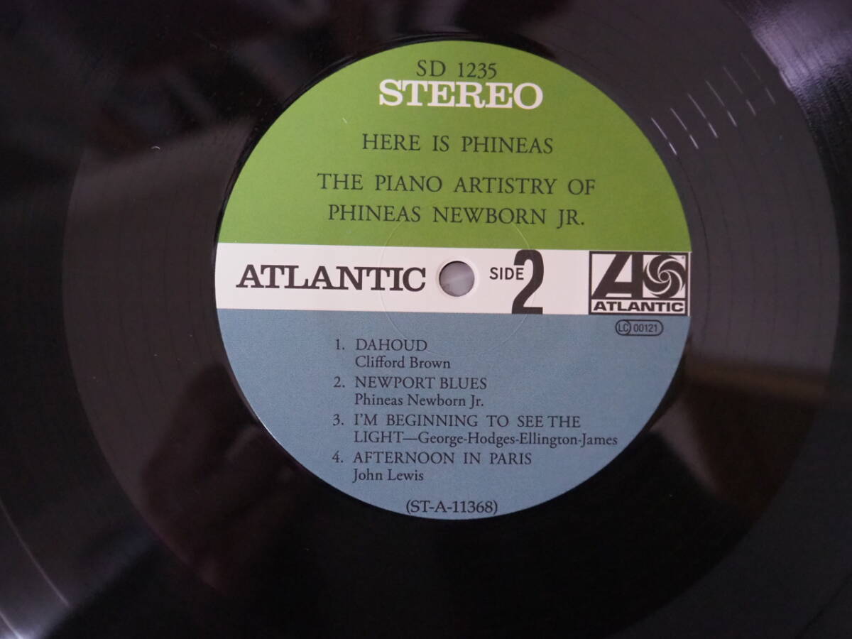 【高音質盤LP】PHINEAS NEWBORN JR. / HERE IS PHINEAS.   （SPEAKERS CORNER製 型番：SD1235）の画像6