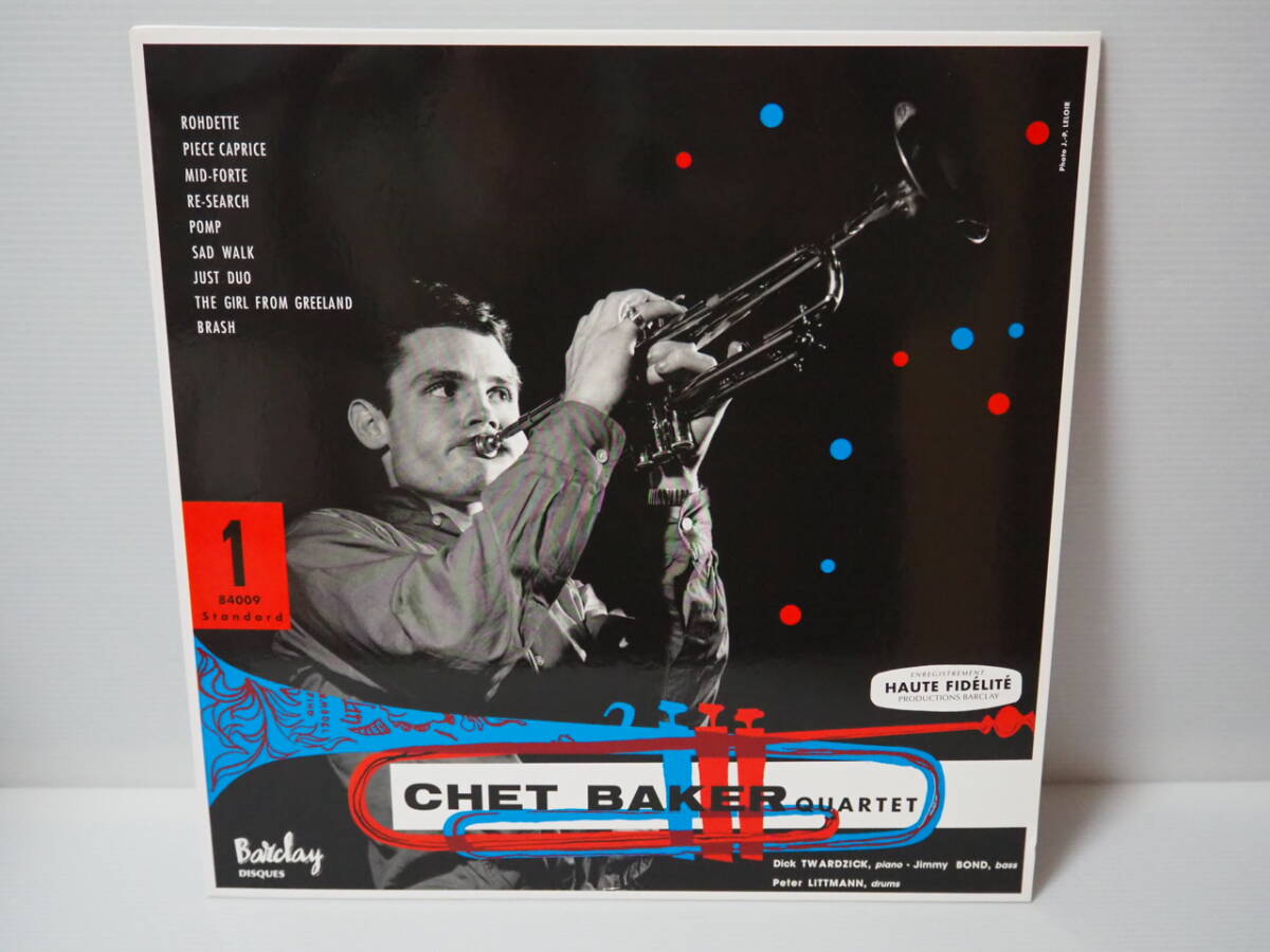 綺麗【Barclay LP】CHET BAKER チェット・ベイカー / Quartet 1 (LP/180g) （SAM RECORDS(FRANCE)製 型番：S-4009）_画像1