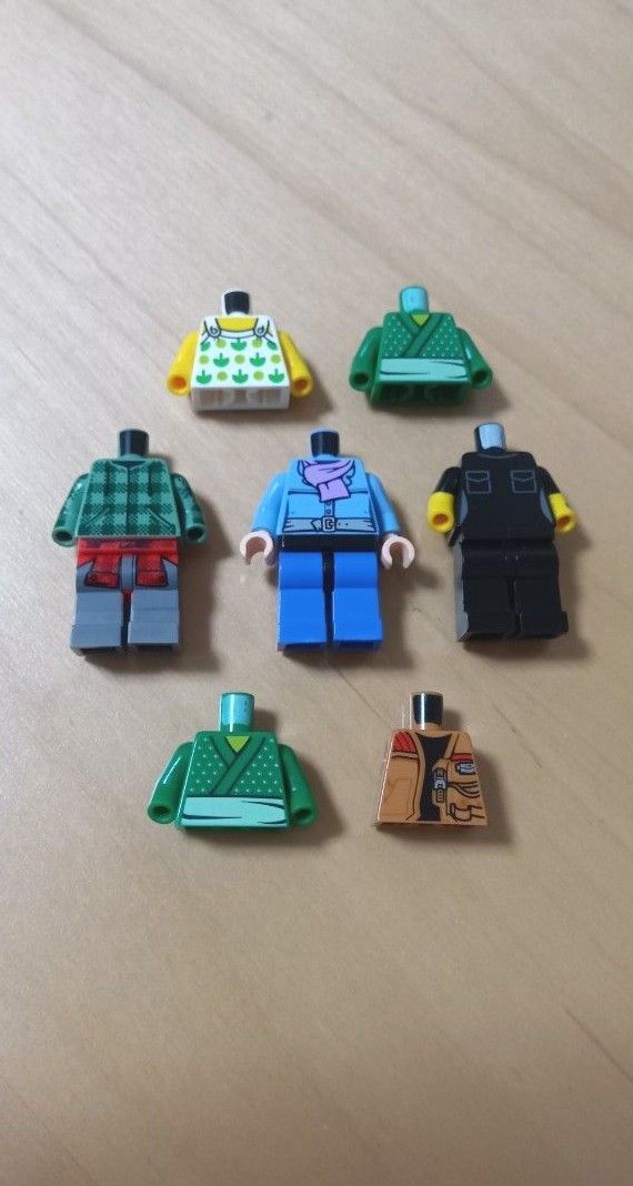 レゴ ミニフィグパーツ詰め合わせ(F)【LEGO正規品】中古品　#トルソー ボディ レッグ