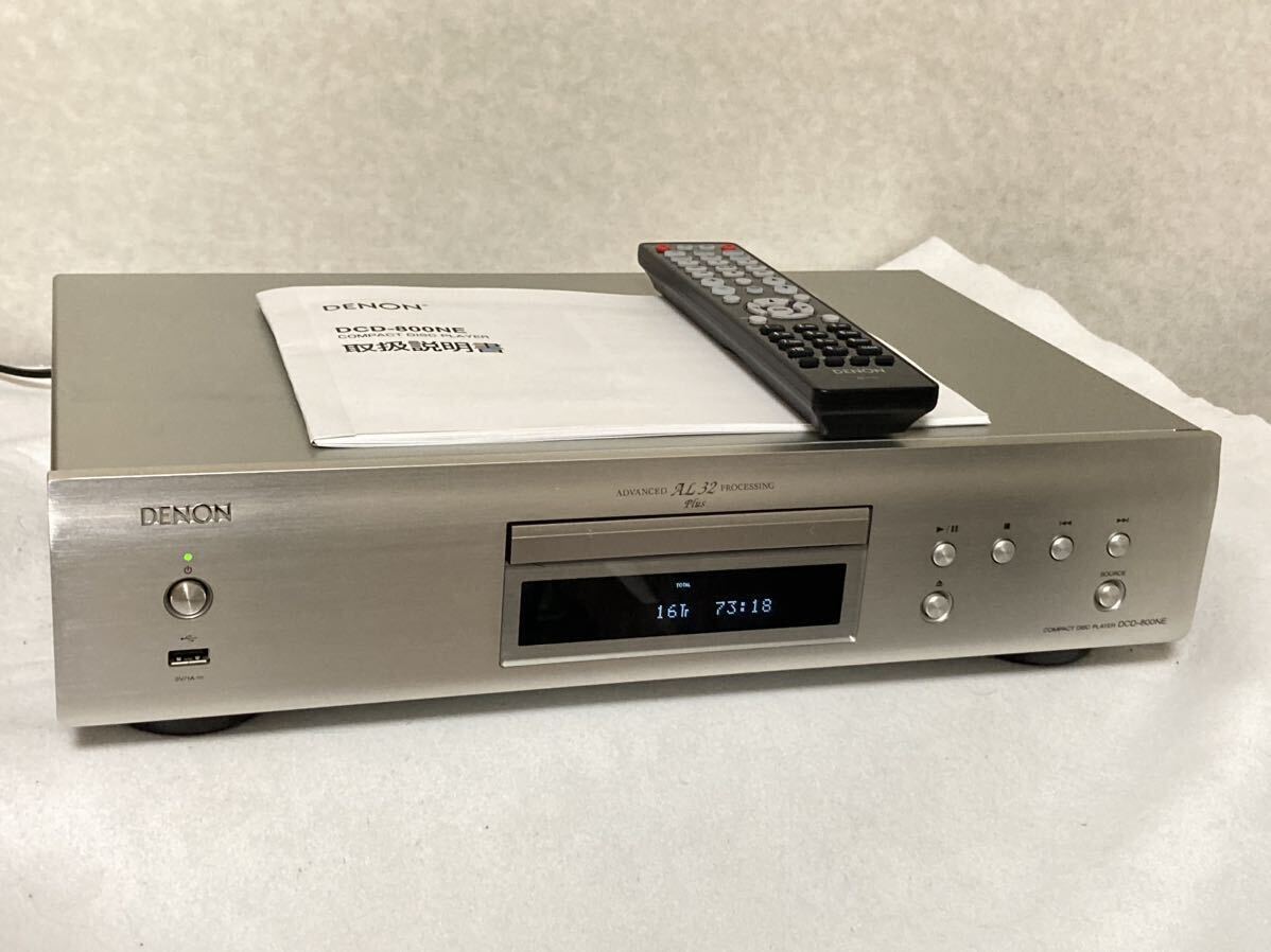 DENON DCD-800NE デノン CDプレーヤー　アナログ波形再現技術「Advanced AL32 Processing Plus」 & 32bitD/Aコンバーター「PCM1795」搭載_画像1