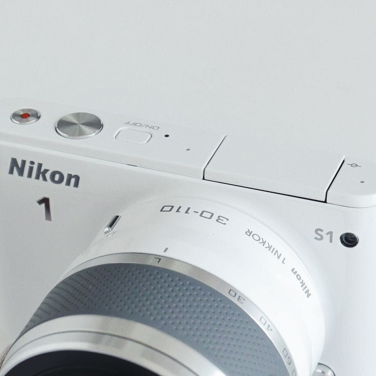 〈即決〉 Nikon 1 ニコン S1 ボディ + 10-30mm F3.5-5.6 VR + 30-110mm F3.8-5.6 VR ダブルズーム レンズ セット品の画像10