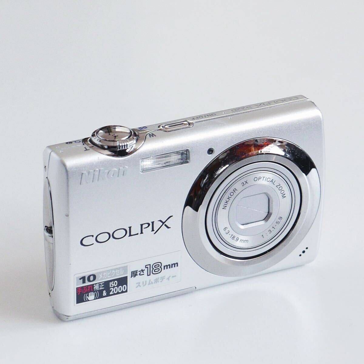 〈即決@ジャンク〉 Nikon ニコン COOLPIX S220 デジタルカメラ_画像1