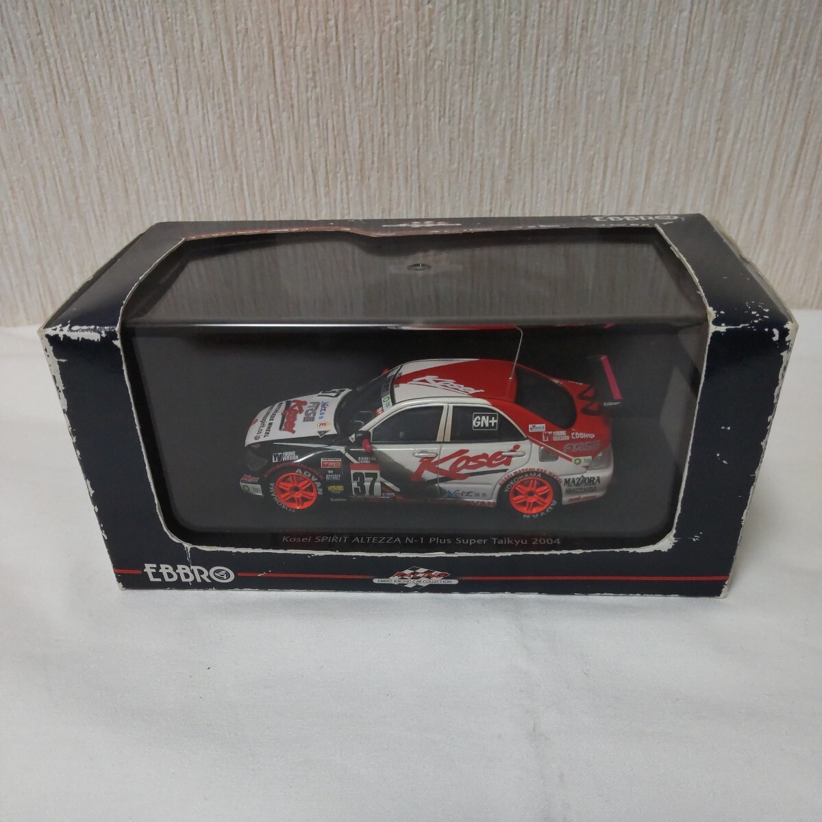 EBBRO ALTEZZA KOSEI SPIRIT SUPER TAIKYU 2004 1/43スケール　エブロ アルテッツァ Kosei スーパー耐久 2004_画像1