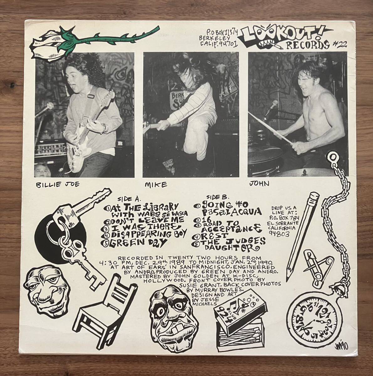 グリーンデイ GREEN DAY 39/smooth LP レコード パンク PUNKの画像2