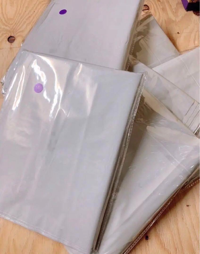 パケポ★宅配袋 梱包 ビニール 袋 防水 A4 内側白 シール付き梱包 100の画像3