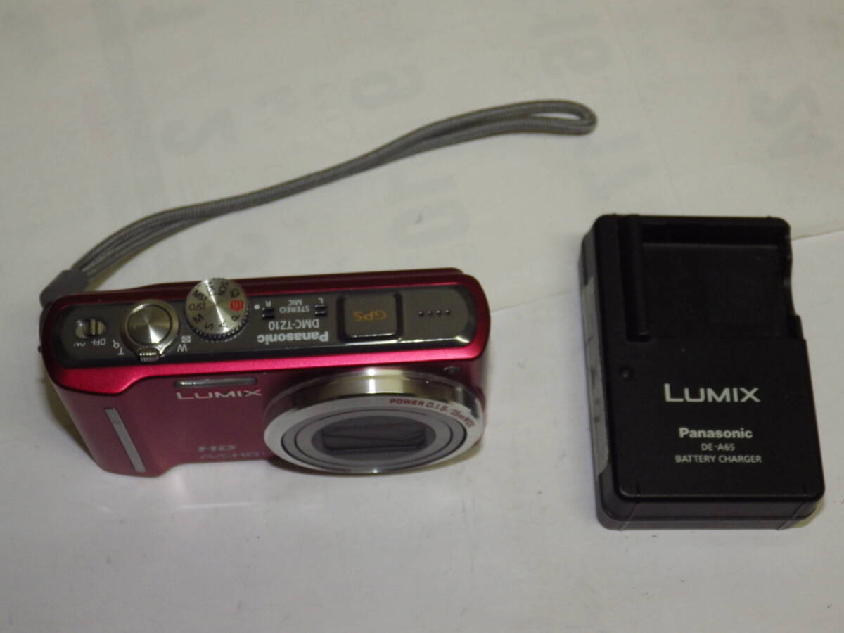 ★中古パナソニック ルミックスＬＵＭＩＸ TZ7 レッド▲Panasonic Lumix DMC-TZ7★手振れ補正★顔認識★動作確認済★の画像9