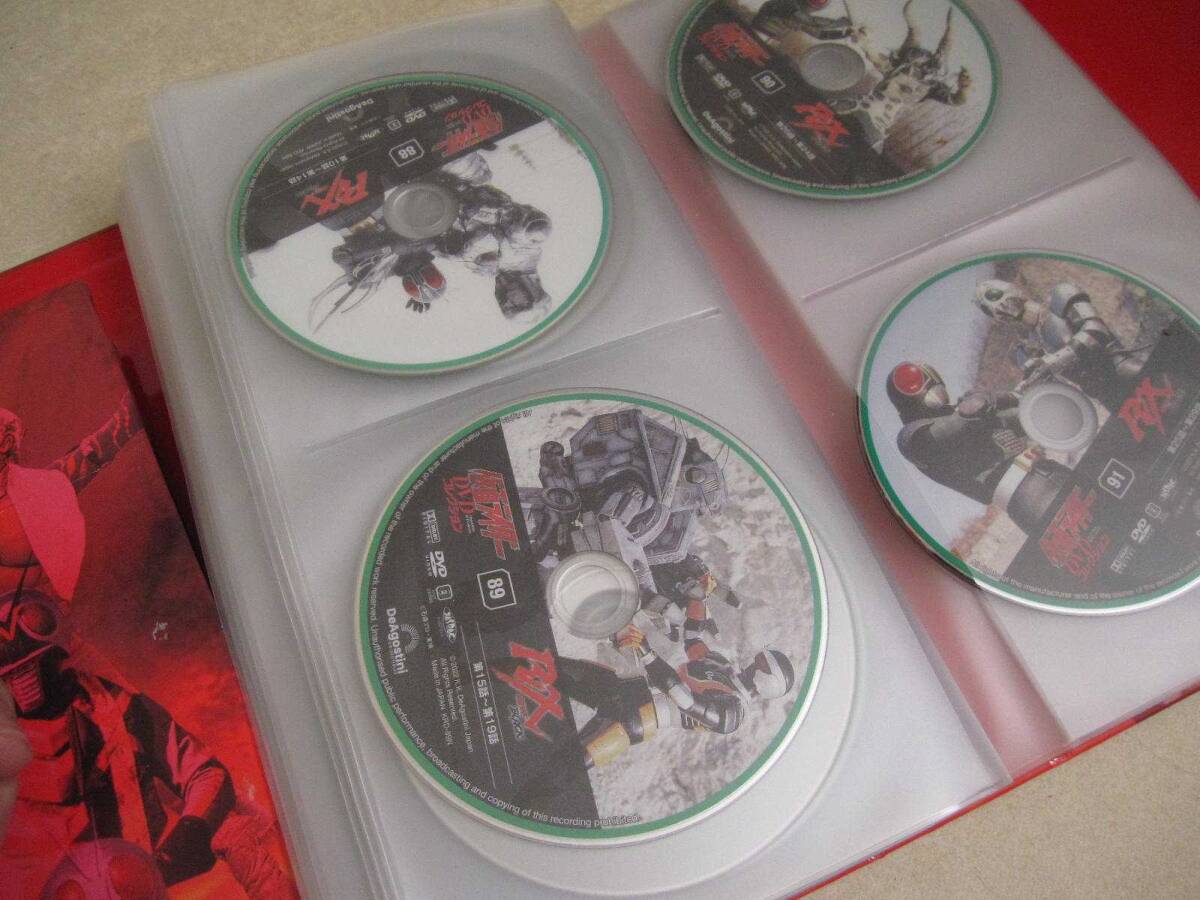 【DVD コレクション】デアゴスティーニ 仮面ライダー vol.1〜vol.92（4枚欠品）まとめセット 冊子なしディスクのみの画像4